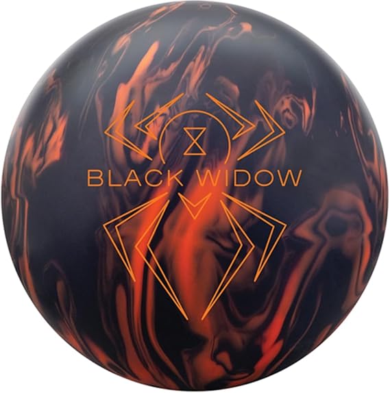 Hammer PRE-DRILLED Black Widow 3.0 Bowling Ball - Black/Orange 15lbs