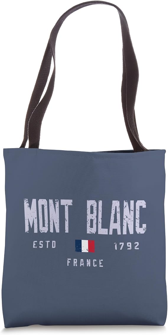 Mont Blanc France Field/Mont Blanc France Tote Bag