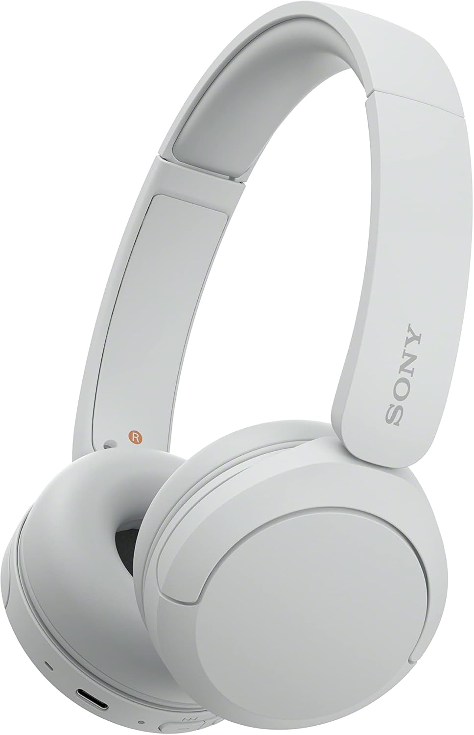 Sony WH-CH520 Wireless Bluetooth Headset - Up to 50 Hours Battery Life with Fast Charging Function, On-Ear Model - White
