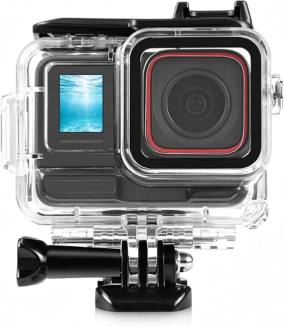 Dalış kılıfı Insta360 Ace Pro 60M/196FT sualtı su geçirmez dalış konut kapak koruyucu kabuk Insta360 Ace Pro konutlar braketi ile eylem kamera aksesuarları