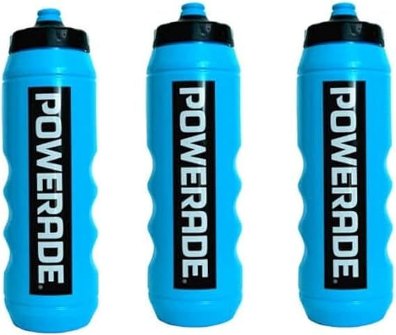 BRODYS Compatible With Powerade Squeeze Water Bottle, 3 pack, 32oz