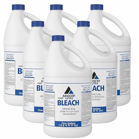 Twenty-Eight Bright Liquid Bleach-Cleaner, 1-Gallon Bottles (Pack of 6)