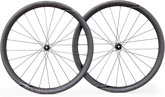 ICAN FL40/50 Max 1347g/1370g/1395g Carbon Disc Road Bike Wheelset 23mm Inner Width 700C 36T Ratchet System Hub