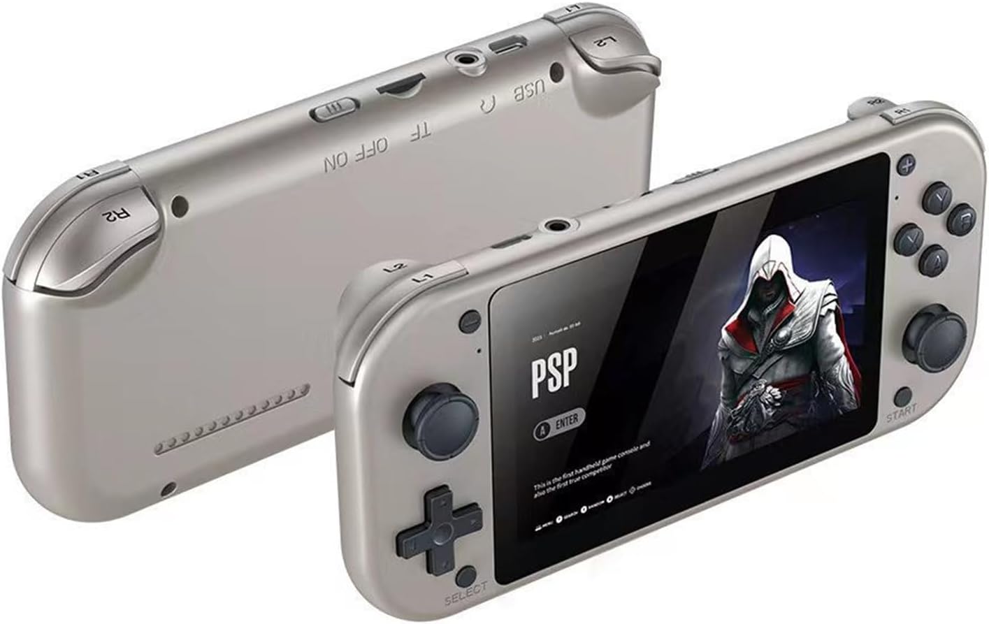 M17 Retro Game Handheld Game Console 4.3 Inch 480272 LCD Screen 64G 128G Emuelec Video Game Player（20000 30000Games） 64G 20000Games