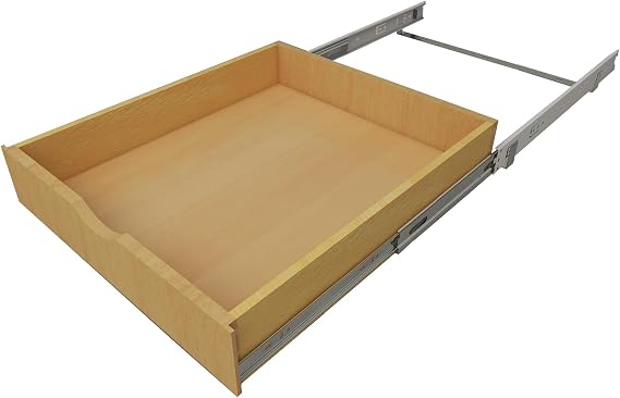 ELYSIAN 20 inch Width Kitchen Bottom Mount Soft Close Pull/Roll Out Organizer Drawer with Under Cabinet Sliding Shelf y Assembled Wooden Storage for Cooking Utensil