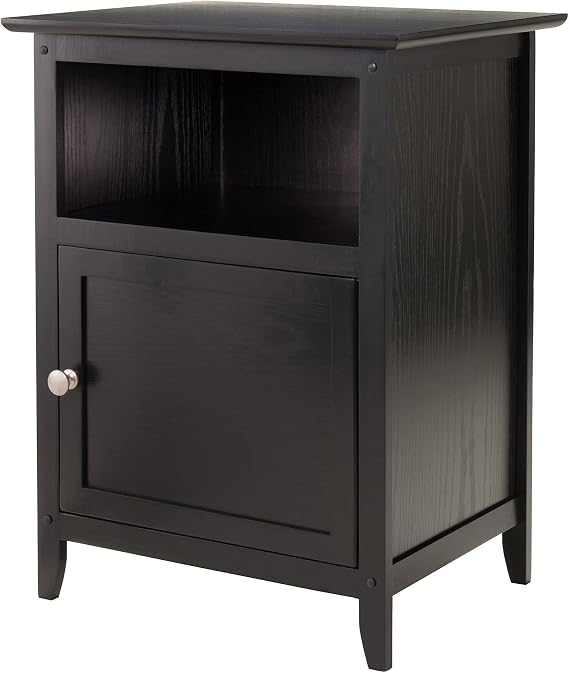 Winsome Henry Nightstand, Black