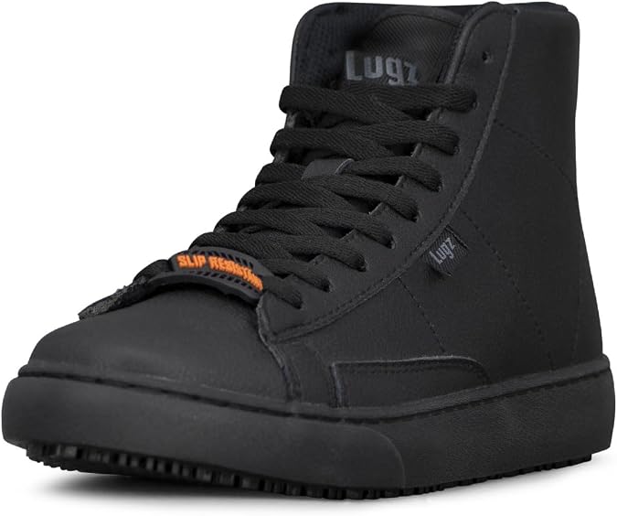 Lugz Women's Drop Hi Slip-Resistant Retro Work Sneaker