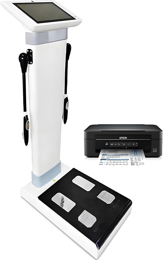 Body Composition Analyzer, Smart Body Analyzer Scale, In Body Scale with Body Fat Analysis, Professional Bioimpedance Biochemical Full Body Fat Protein Analyzer