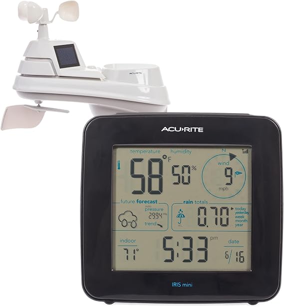 AcuRite Iris (01122M) Weather Station with Wireless Mini Display
