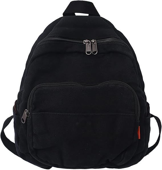 Mini Backpack for Women Men Small Aesthetic Canvas Bag Work Backpack Cute Backpack Purse Casual Daypack