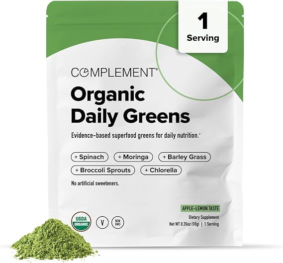 COMLEMENT Organic Daily Greens Powder Superfood (1 Serving Sample)