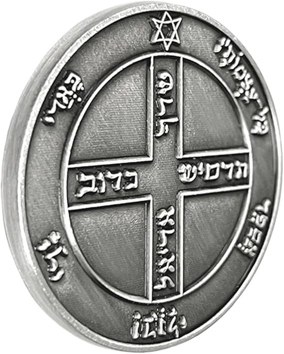 Antique Styles Solomon Coin Amulets for Meditations Spiritual Focuses and Home Decoration Display Spiritual Protecting Amulets
