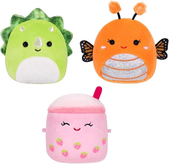 Micromallows Original Squishmallow 3 Pack Soft Toy