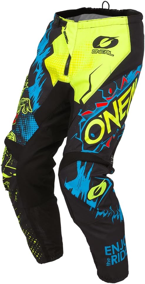 O'Neal Men's Element Villian Pant (Yellow, Size 40)