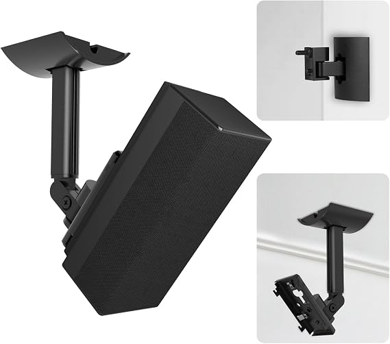 Speaker Wall Mount and Ceiling Mount Bose UB-20 UB-20 & WB-50 Series II Surround Sound Speaker Mount Bracket for Bose CineMate Lifestyle Tilt & Swivel Adjustable to 180° Black