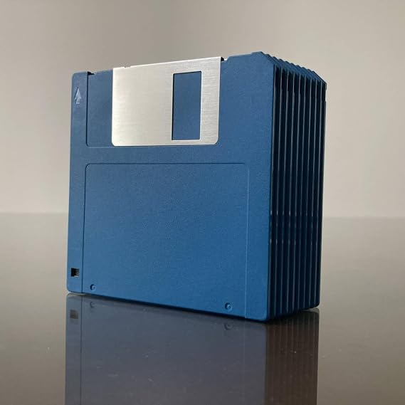 Generic 3.5" DS/HD Diskettes, 1.44MB PC Formatted, 10 Count Blue Floppy Disks