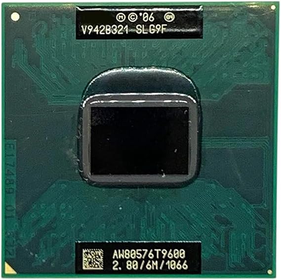 Core 2 Duo T9600 Processor Mobile Notebook Laptop CPU Slg9F Slb47 Socket Pga478 Dual-Core 35W 2.8Ghz 6Mb Cache