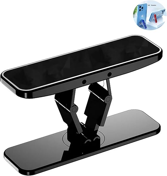 Phone Kickstand,Cell Phone Stand,Vertical and Horizontal Stand,360 rotatable,Works for iPhone 16/16 Plus/16 Pro/16 Pro Max, iPhone 15/14/13 Series, Samsung, and More(Black)