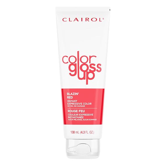 Clairol Color Gloss Up Temporary Hair Dye, Blazing Red Hair Color, Pack of 1