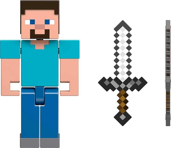 Mattel Minecraft Toys | 3.25-inch Action Figures Collection | Figure, Accessory and Portal Piece | Collectible Gifts for Kids​​​​, HMB17