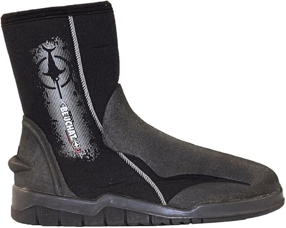 BEUCHAT Premium Professional Dive Boots 6 mm Neoprene - Thick Molded Soles - for Scuba Diving
