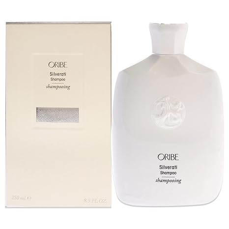 Oribe Silverati Shampoo - Protects & Brightens Grey & Silver Hair - 8.5oz | Anti-Aging Shampoo - Brightens Grey, Silver & White Hair Colors - Eliminates Dull, Yellow Tones - Softens & Strengthens