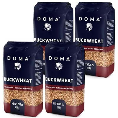 DOMA Toasted Buckwheat Groats 7lb 41.76lb, 72 Servings Gluten-Free, Premium Whole Grain for Porridge, Kasha, Side Dishes, Milling into Flour, 5g ProteinServing, Non-GMO