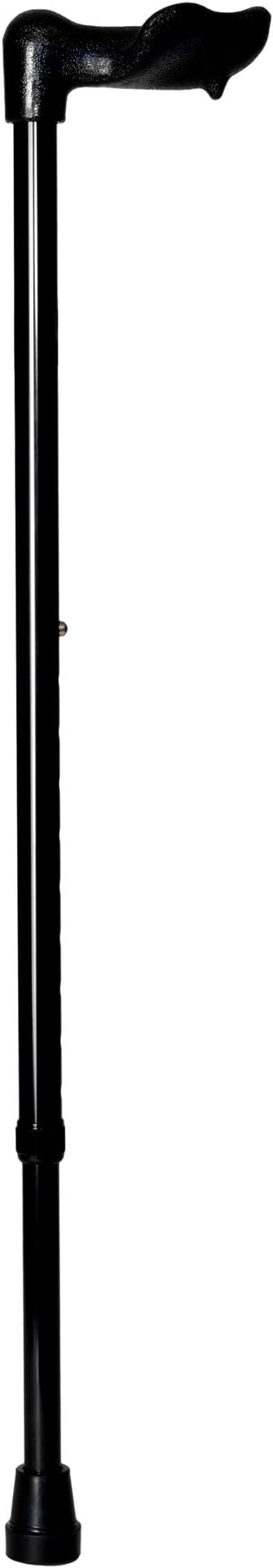 Unisex Adjustable Palm Grip Cane Black Aluminum -Affordable Gift! Item #DHAR-9050808