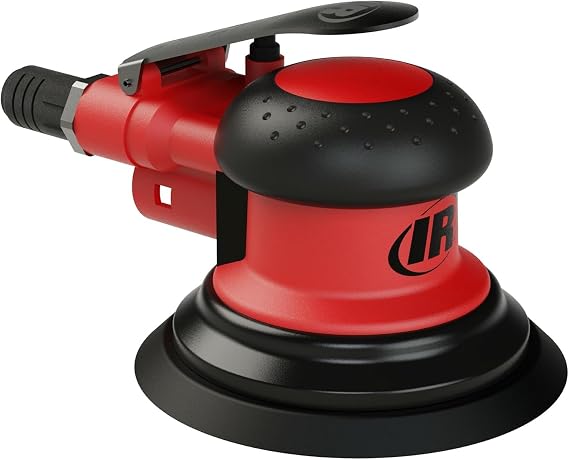 Ingersoll Rand 5151-5-HL Random Orbital Air Sander | Features a 5" diameter sanding pad and 12,000 rpm for fast, has hook and loop pad, smooth surface preparation