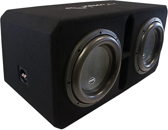 Harmony Audio Ported Dual 12" Subwoofer Box 1 Ohm 3000W Monolith Enclosure