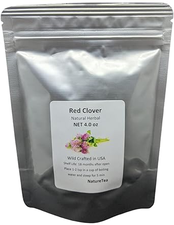Red Clover Tops - Trifolium pratense Leaf & Flowers C/S by Nature Tea 1 oz