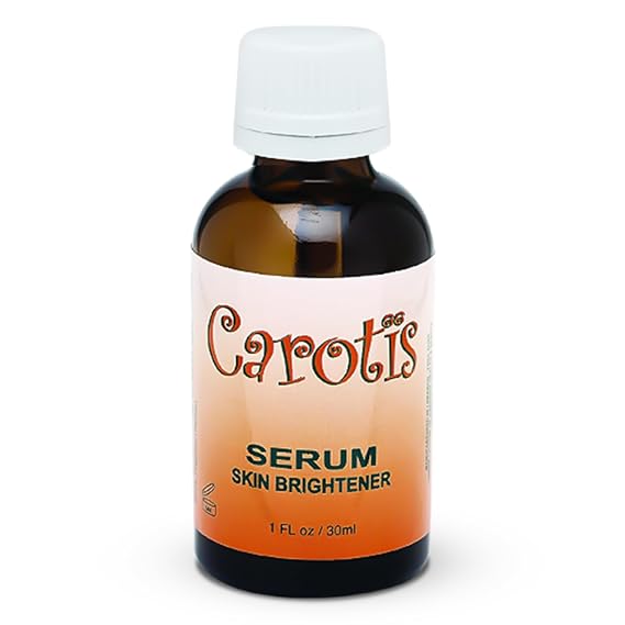 CAROTIS Brightening Serum 1oz - Formulated to Fade Brown Spots, with Alpha Arbutin Complex and Beta Carotene