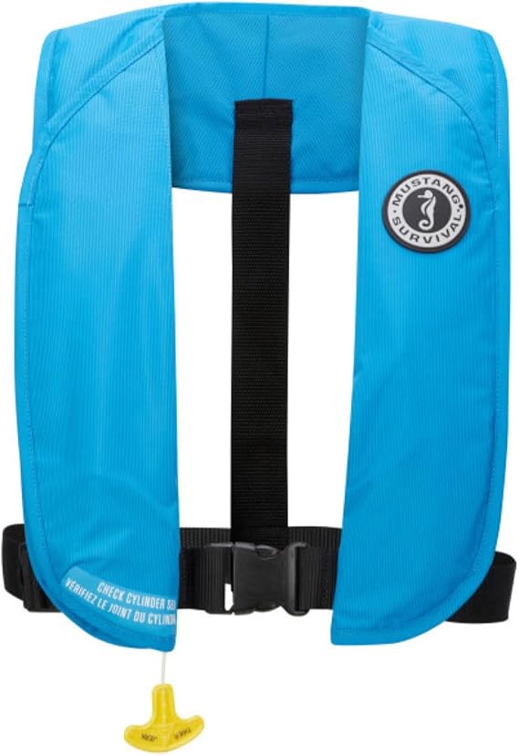 MIT 70 Manual Inflatable PFD - Azure Blue