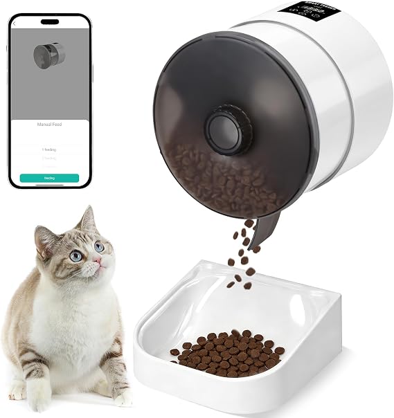 Automatic Cat Feeder, 3.5L with WiFi & Timer
