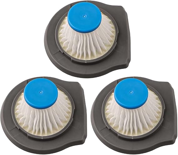 3 Pack Vacuum Filter Replacement For Dustbuster, Filter Replacement For BLACK & DECKER, Easily Washable, Handheld Vacuum Filter Replacement for Compatible with For HLVCF10