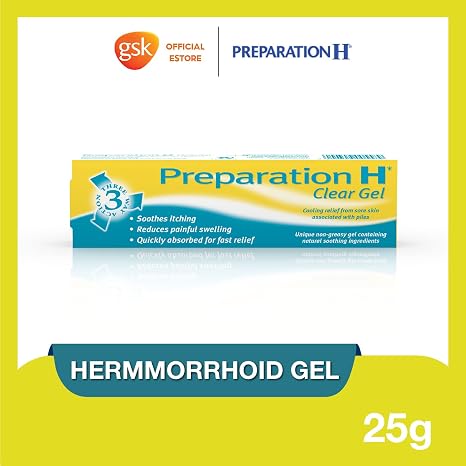 Preparation H Clear Gel 25g