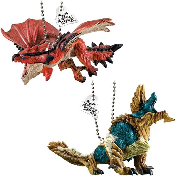 Bandai BANDAI Monster Hunter Mascot Charm Collection Chewing Gum Candy Toy BOX Sale/10-Piece Set