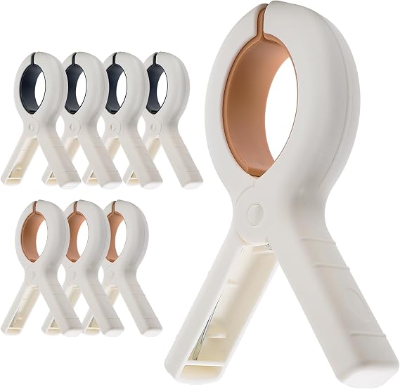 Extra Large Beach Towel Clips - 8 Pack 5.1 Inch Chair Clips Heavy Duty