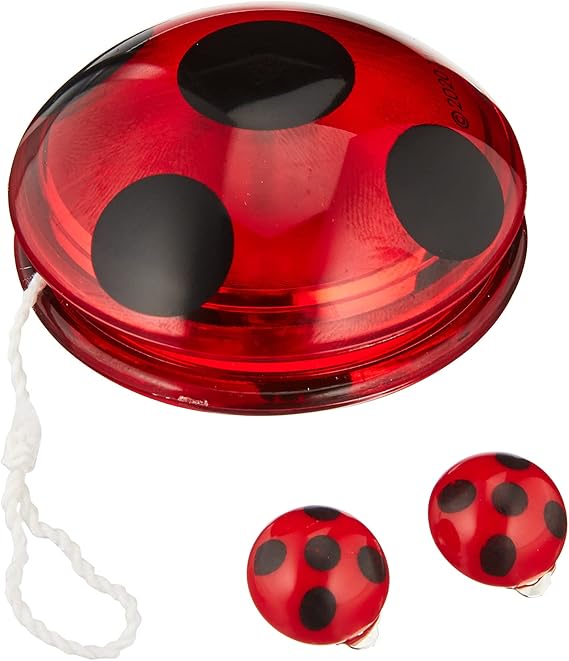 Rubie's Costume Miraculous Ladybug Yo-Yo and Clip-On Earrings,Red