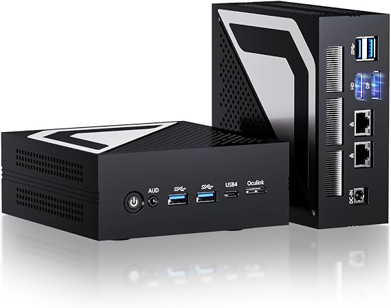 Mini PC, Desktop Computer with 14th Gen Core Ultra U7-155H up to 4.8 GHz, Win-11 Pro, 64G DDR5, 2T M.2 PCIE4.0 SSD, Dual 2.5G LAN, DP/HD2.1/USB4.0, Support 8K/4K@60Hz, WiFi7/BT5.4, Oculink