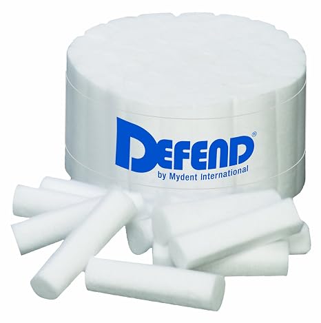 2000 Defend Disposable Dental Cotton Rolls non-sterile soft pliable non-linting