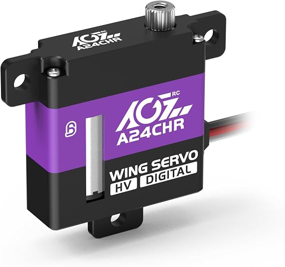 AGFRC 8KG 0.080Sec Micro RC Wing Servo for RC Airplane (A24CHR)