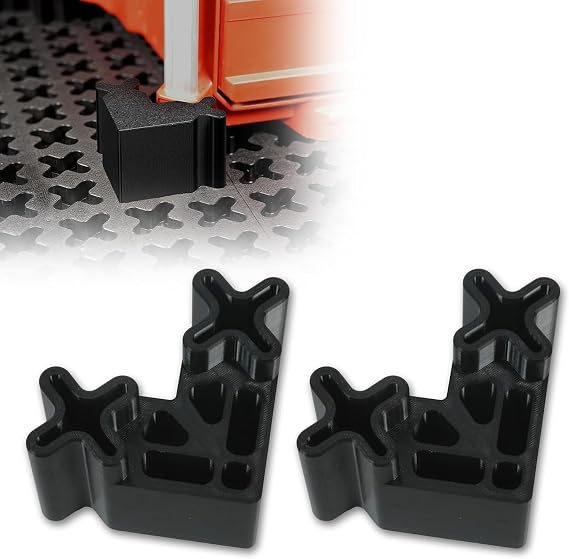 2Pcs Compatible with Tmat Truck Bed Cargo System, Truck Bed Protector(2IN) | Cargo System Accessory for Secure Protection, Compatible with Tmat Organizer