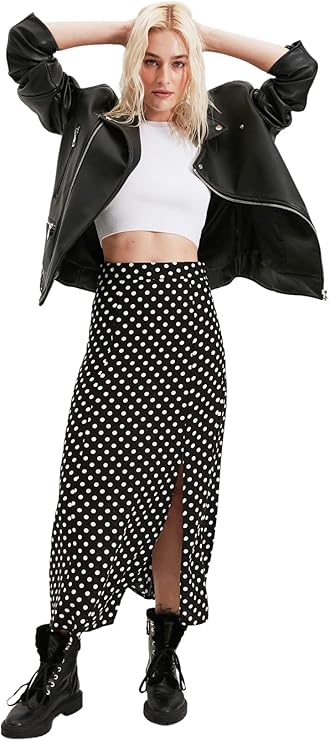 Trendyol Womens Midi A-Line A-Line Woven Skirt