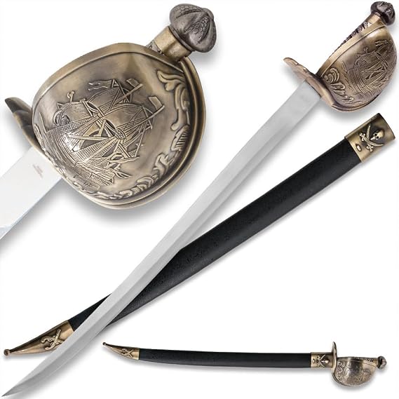 Pirate Cutlass Saber | 22" Stainless Steel Blade