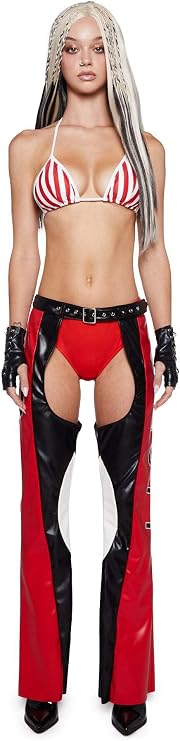 Dolls Kill Christina Inspired Costume - Dirty PopStar Chaps by Trickz N' Treatz