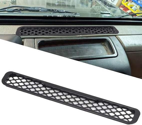 Aluminum Defrost Dash Vent Trim For Jeep Wrangler TJ LJ 1997-2006 | Aluminum Construction, Diamond Hole Design, Direct Replacement Vent Trim