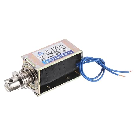 MECCANIXITY Solenoid Electromagnet DC 24V 0.5A Push Pull Type 55N 10mm