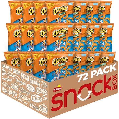 Cheetos Puffs Reduced Fat Cheese Flavored Snacks, 72 Count