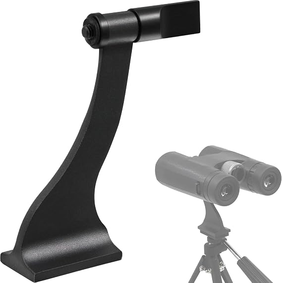 Binocular Tripod Adapter, Binocular Mount 1/4" Threading Aluminium